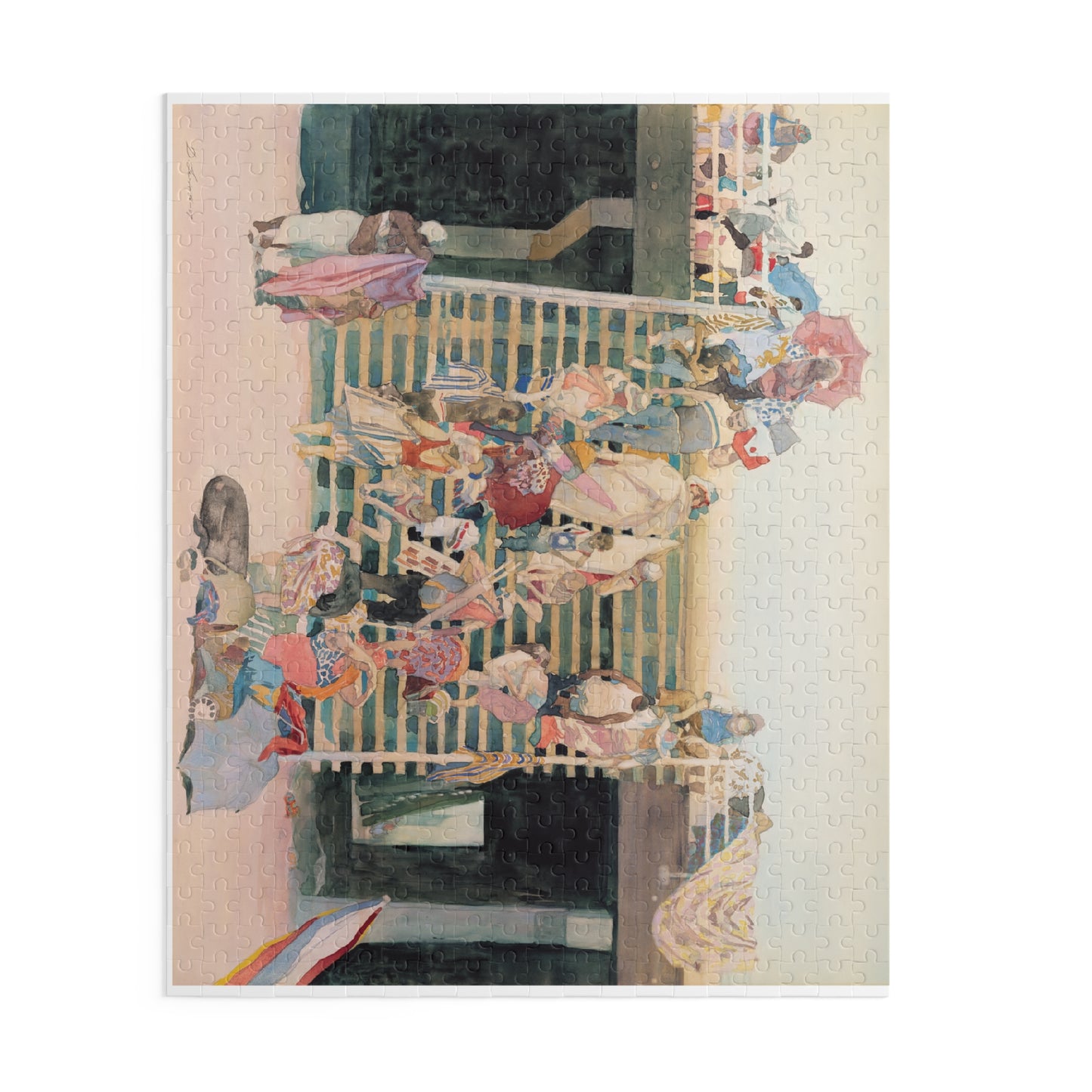 Descent Into Coney by David Levine – Puzzle (500-piece)