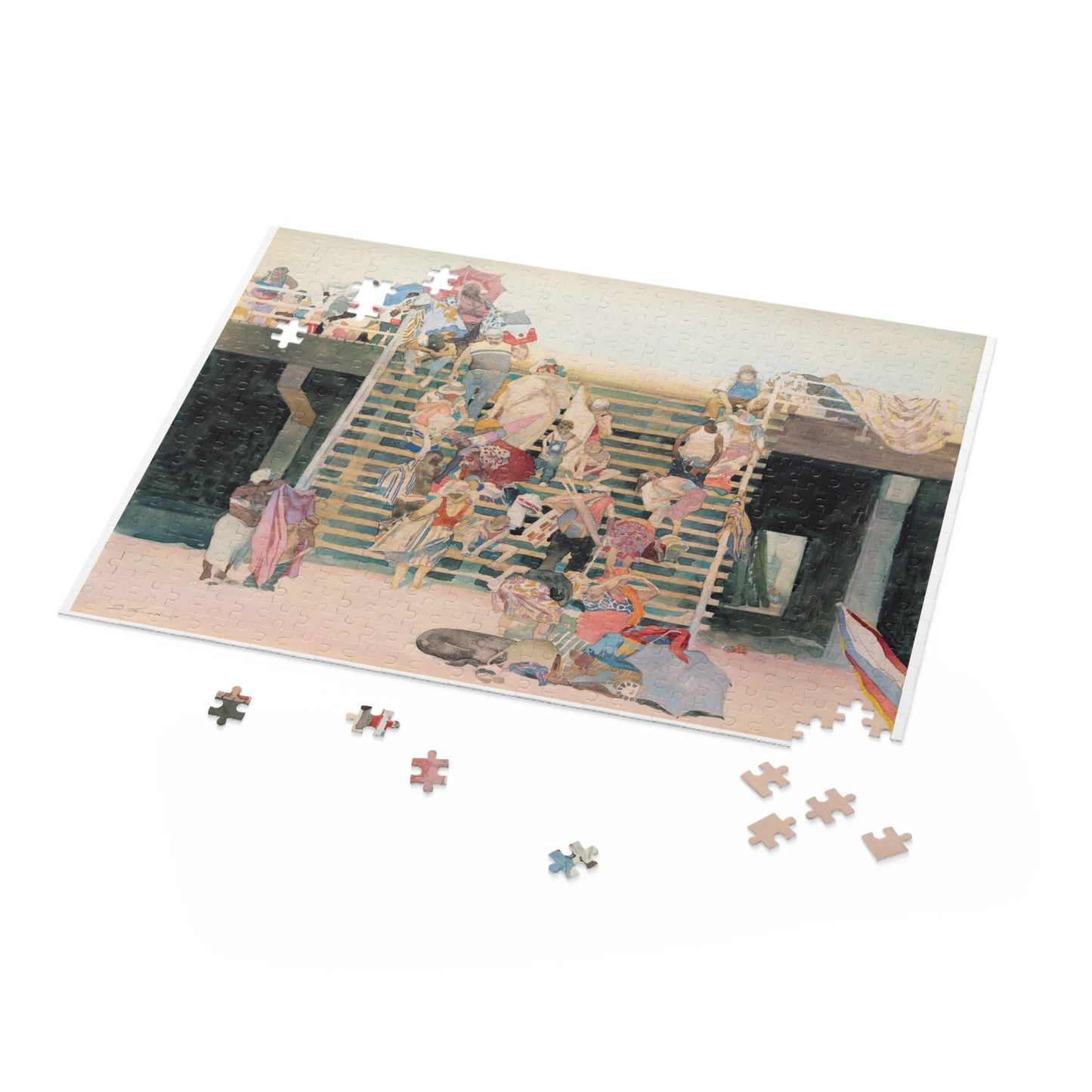 Descent Into Coney by David Levine – Puzzle (500-piece)