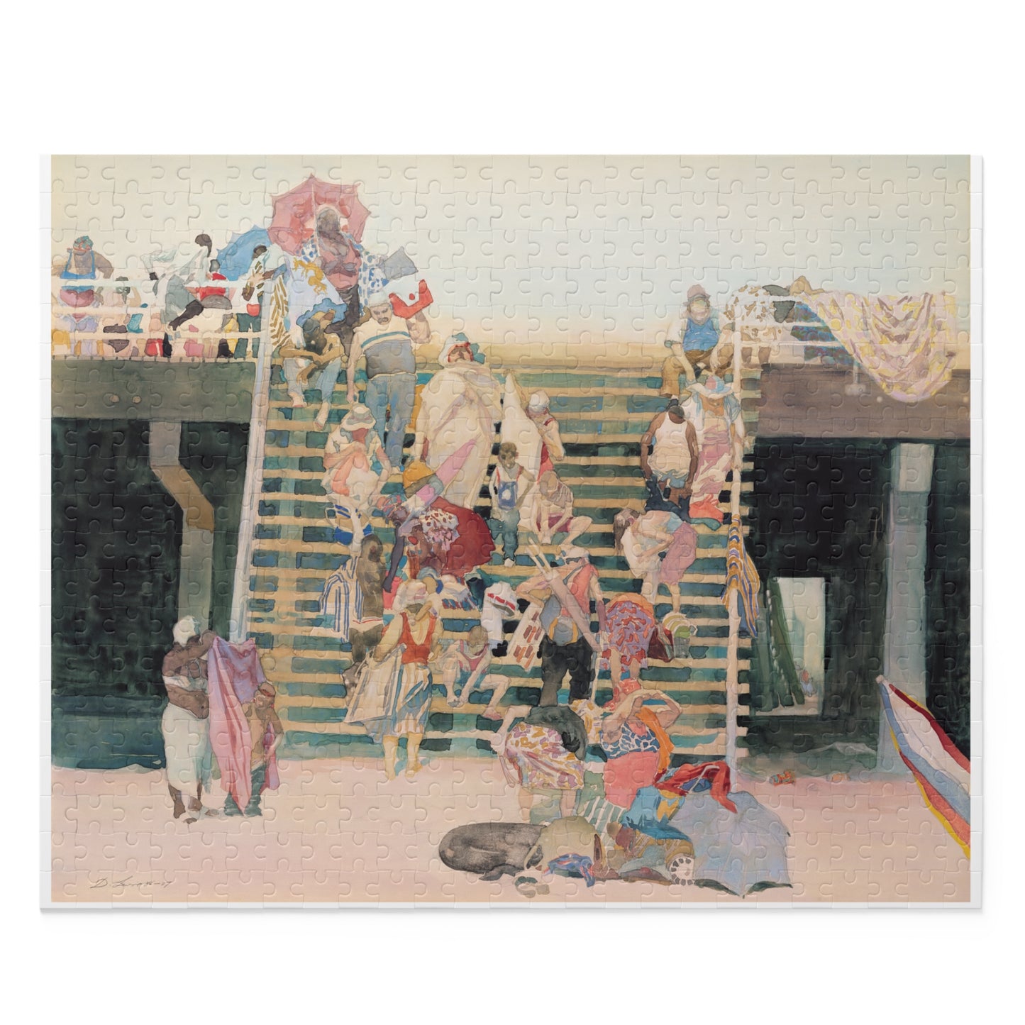 Descent Into Coney by David Levine – Puzzle (500-piece)