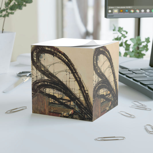 Coney Island End of Joy by David Levine - Note Cube