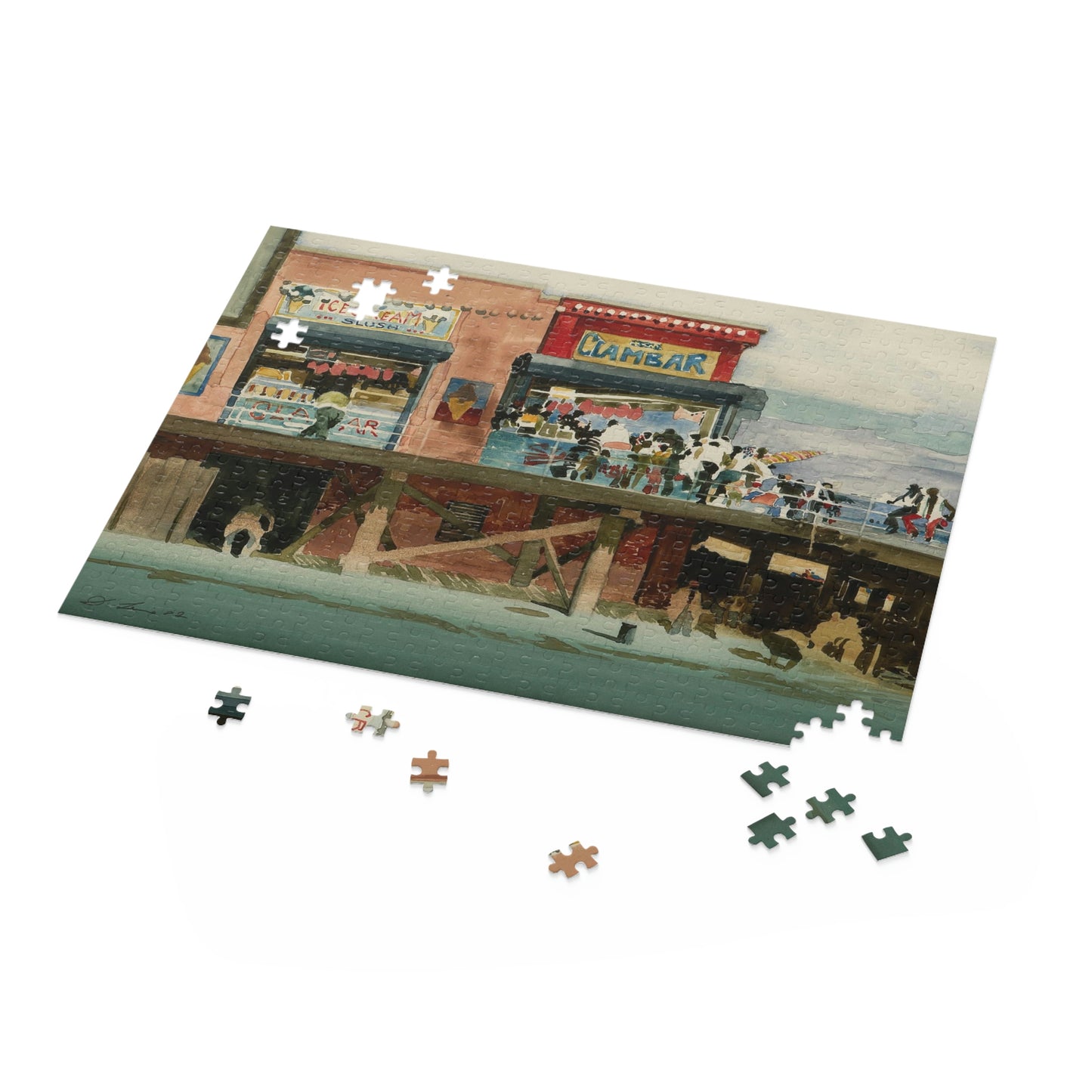 Coney Island Cul-de-Sac by David Levine - Puzzle (500-Piece)