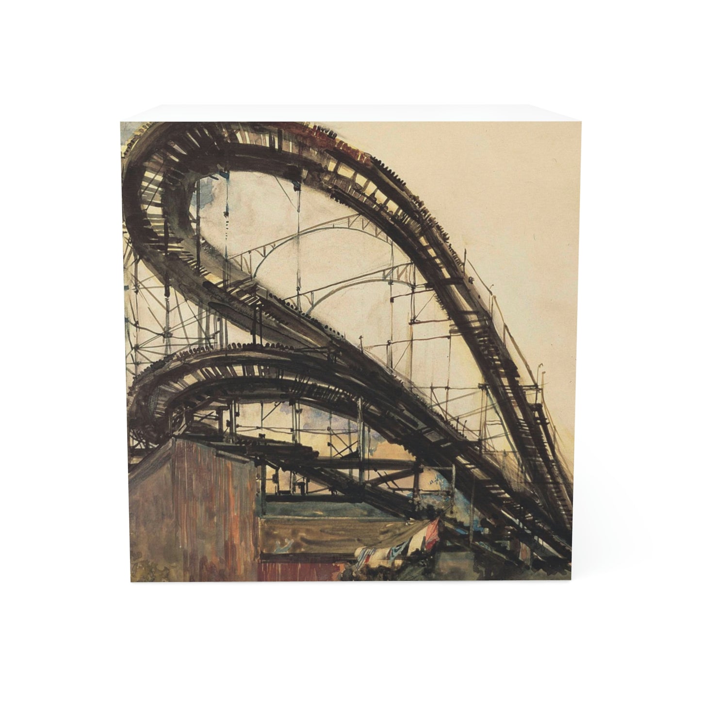 Coney Island End of Joy by David Levine - Note Cube