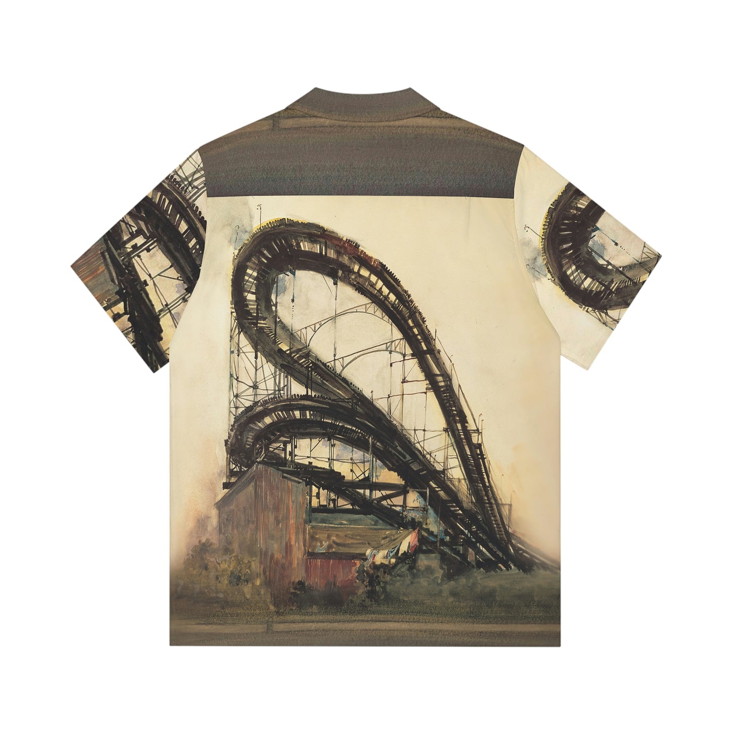 Coney Island Thunderbolt by David Levine - Hawaiian Shirt
